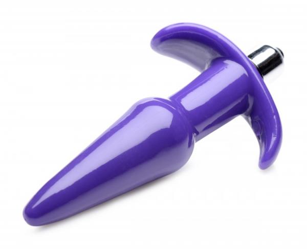 Smooth Vibrating Anal Plug Purple