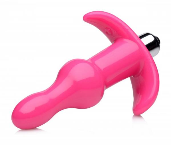 Bumpy Vibrating Anal Plug Pink