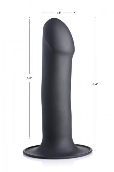 Squeeze It Squeezable Phallic Dildo Black