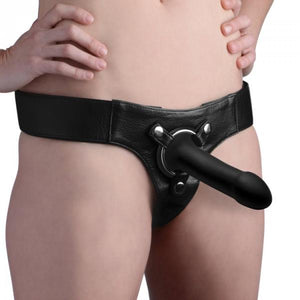 Squeeze It Squeezable Phallic Dildo Black