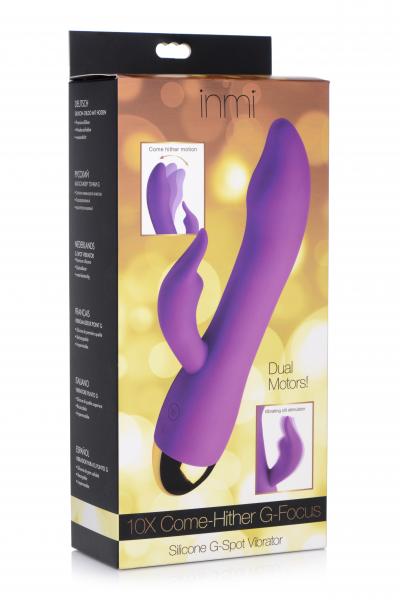 10x Come Hither G Focus Silicone Vibrator