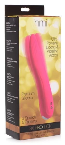 Inmi 8x Pro Lick Vibrating & Licking Silicone Tongue Vibe