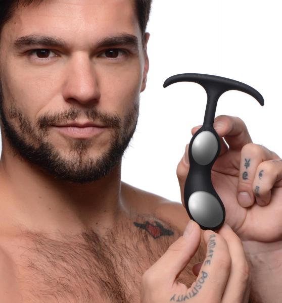 Premium Silicone Weighted Prostate Plug Small