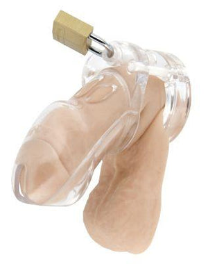 Cb 3000 Male Chastity Device 3 Inch Clear Cock Cage