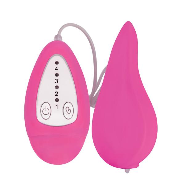 Groove Smooth Silicone Remote Vibe Pink