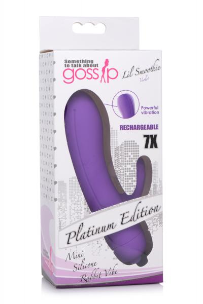 7x Lil Smoothie Mini Silicone Rabbit Vibe Violet