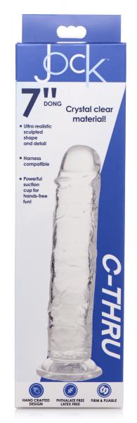 Jock C Thru Dildo 7 Inch