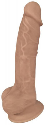 Silexpan Hypoallergenic Silicone Dildo With Balls 7 Inch