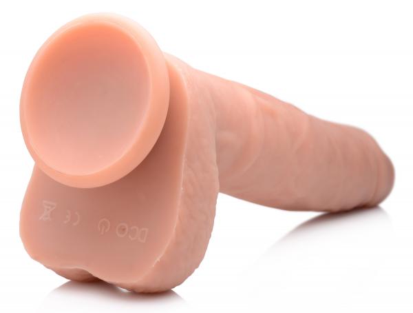 Vibrating & Thrusting Remote Control Silicone Dildo 10 Inch