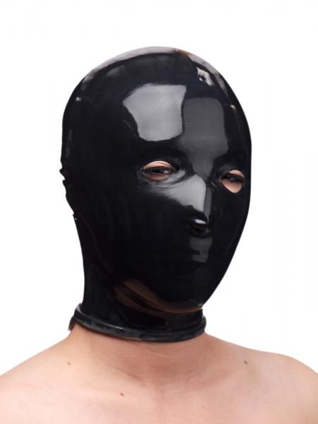 Rubber Slave Hood Black Bulk