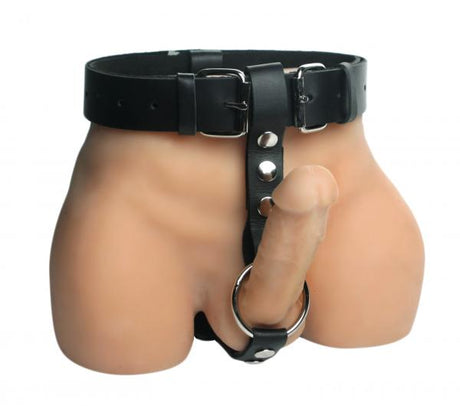 Strict Leather Male Butt Plug Harness