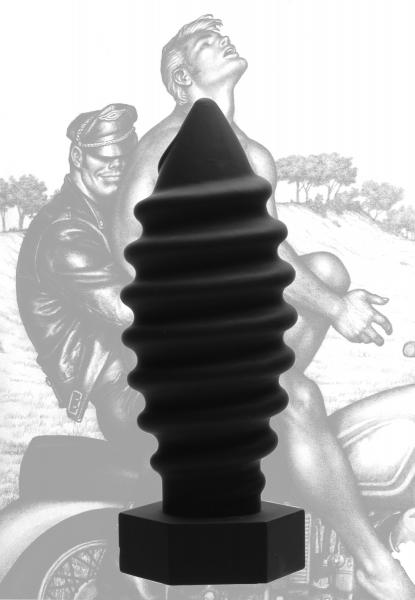 Tom Of Finland Screw U Anal Plug Black