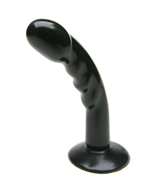 Compact Dildo Silicone 5.25 Inches Black