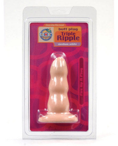 Triple Ripple Butt Plug Medium