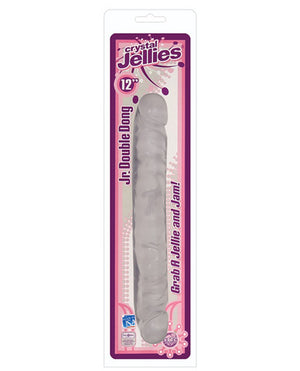 Jellies Jr 12" Double Dong Clear