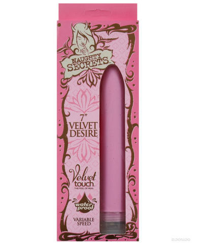 Naughty Secrets Velvet Desire 7 Inches Vibe Pink
