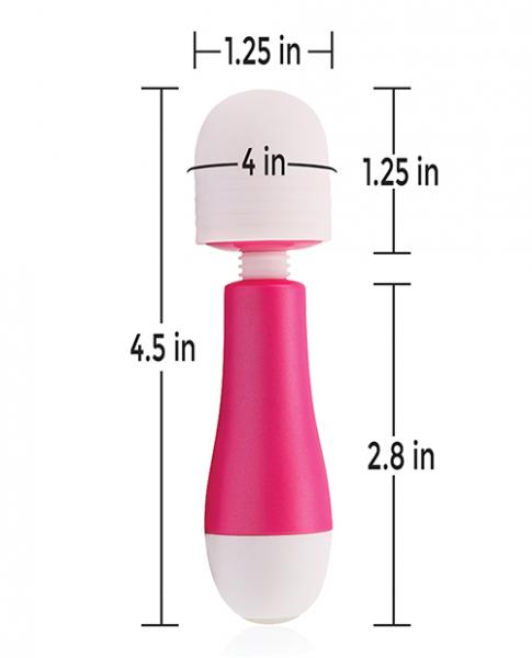 Fuzu Mini Rechargeable Travel Size Wand Pink