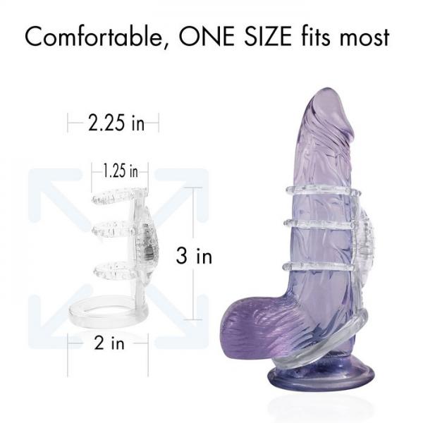 Doctor Love Zinger Vibrating Cock Cage Clear