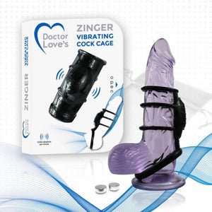 Doctor Love Zinger Vibrating Sleeve Black