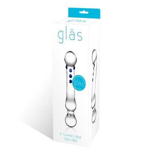 Glas 6 Inches Curved G Spot Glass Dildo