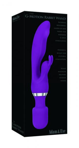 G Motion Rabbit Wand Purple Vibrator