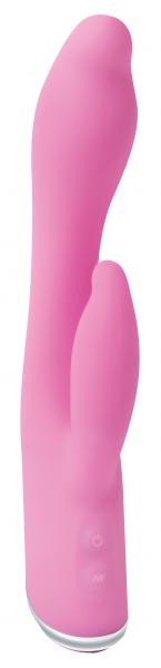 G Gasm Silicone Rabbit Vibrator Pink