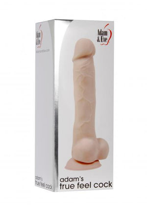 Adam's True Feel Cock Realistic Dildo Beige