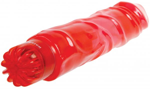 Easy O Red Rocket Realistic Vibrating Dildo