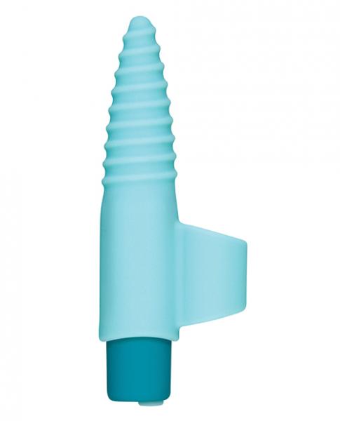 Unicorn Power Bullet Vibrator With Finger Sleeve Teal