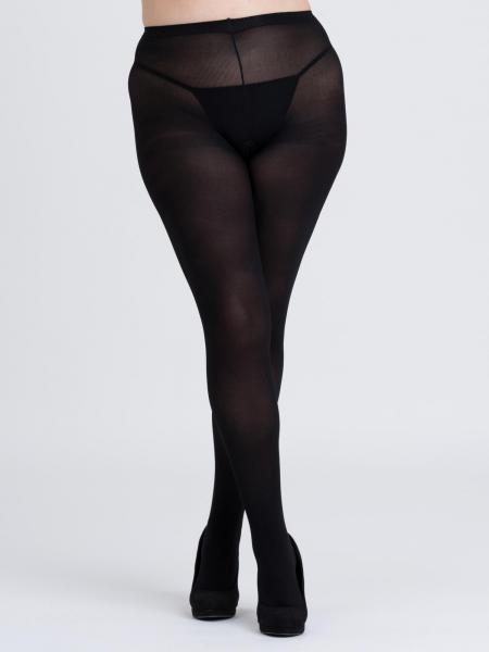 Fifty Shades Captivate Plus Size Black Spanking Tights O/S Queen