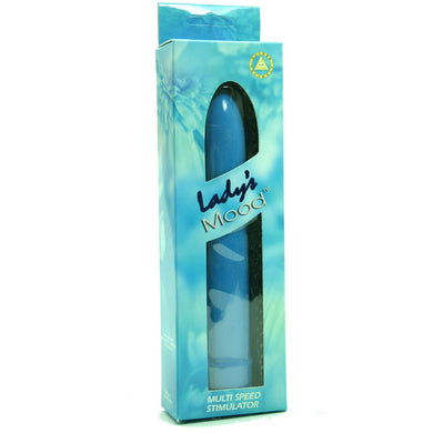Lady's Mood 7 Inches Plastic Vibrator Blue