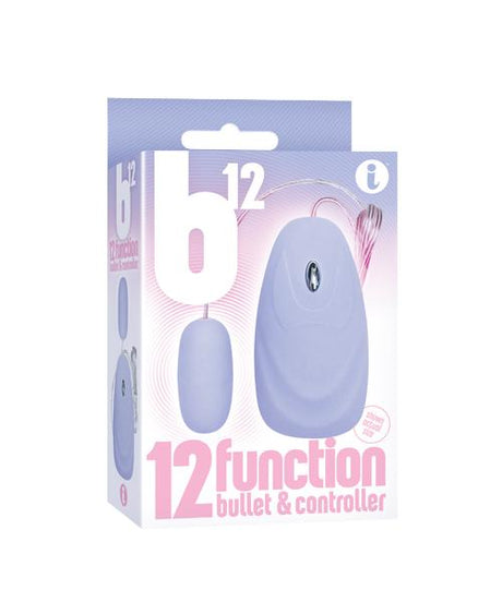 B12 Bullet Vibrator With Remote Baby Blue