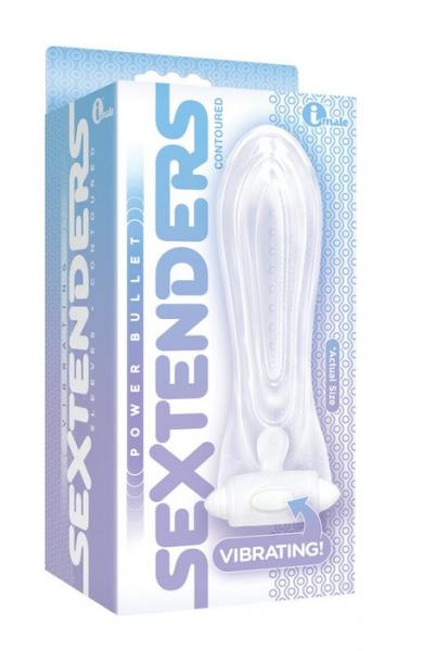 The Nines Vibrating Sextenders Contoured Sleeve Clear