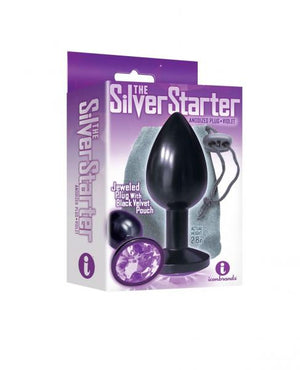 The Starter Anodized Bejeweled Steel Plug Violet