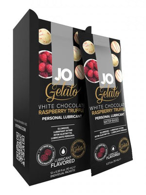 Jo Foil Display Box Gelato White Chocolate Raspberry 12pc 10ml