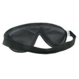 Non Leather Padded Blindfold Black