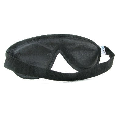 Non Leather Padded Blindfold Black