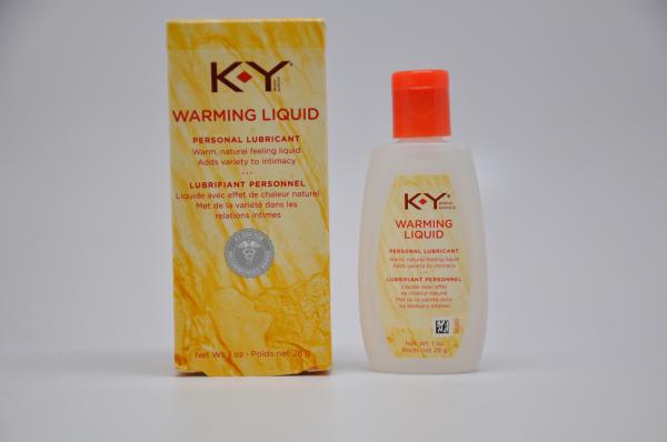 K Y Warming Liquid Lubricant 1oz Bottle