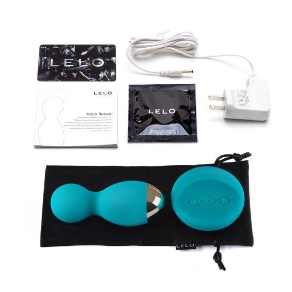 Hula Wireless Remote Control Silicone Pleasure Beads Blue
