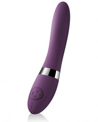 Elise 2 Dual Vibrating Silicone Vibrator Waterproof Purple