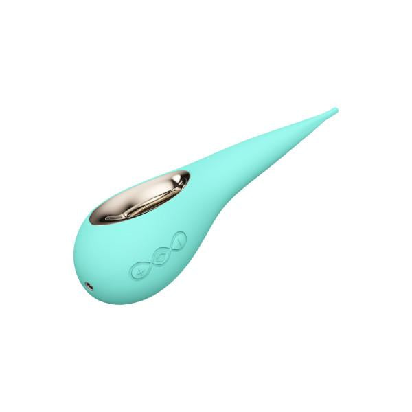 Lelo Dot Elliptical Clitoral Stimulator Aqua