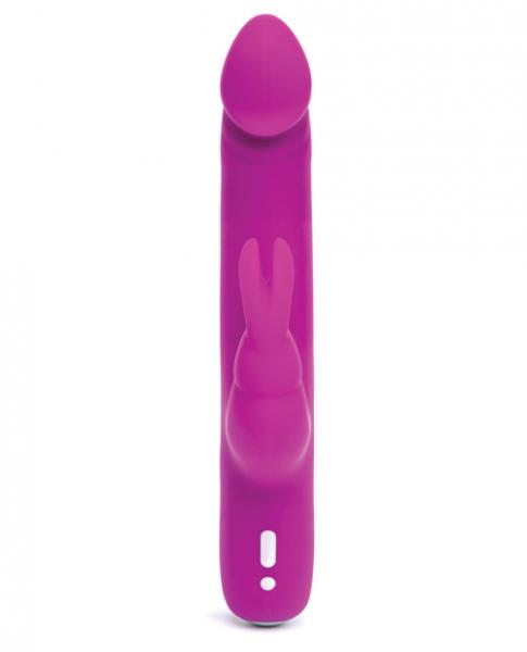Happy Rabbit Slimline Realistic Purple Vibrator