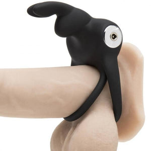 Happy Rabbit Vibrating Cock Ring Black