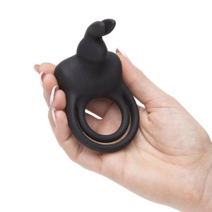 Happy Rabbit Vibrating Cock Ring Black