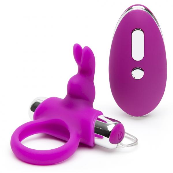 Happy Rabbit Remote Control Ring Purple