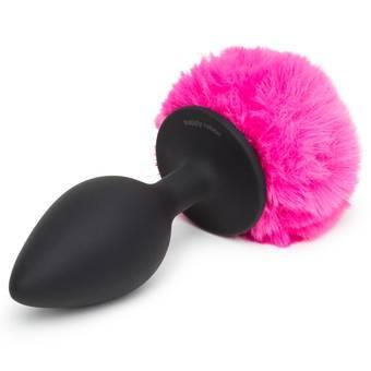 Happy Rabbit Large Bunny Tail Butt Plug 4 In