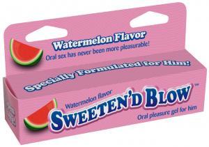 Sweeten D Blow Oral Pleasure Gel Watermelon 1.5 Oz