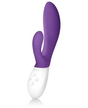 Ina 2 Dual Vibrating Silicone Massager Waterproof Purple