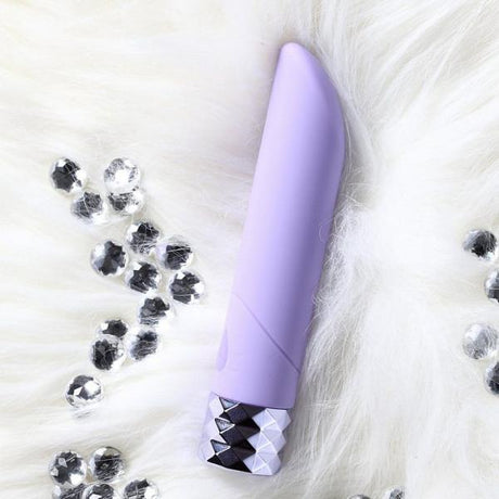 Angel Crystal Gem Supercharged Bullet Vibrator Purple