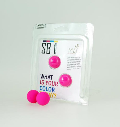 Kegel Balls Silicone Neon Pink